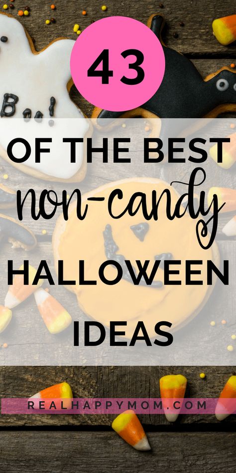 Treats To Give Out For Halloween, Halloween Favors Non Candy, Classroom Halloween Treats Non Food, Cheap Halloween Handouts, Halloween Treat Alternatives, Non Candy Ideas For Halloween, What To Give For Halloween Instead Of Candy, Alternative Halloween Treats, Halloween Hand Out Ideas