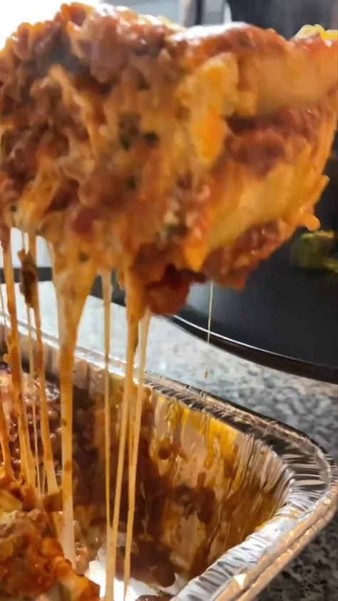 Good Recipe Videos, Best Food In The World, Basic Meal Ideas, Food Videos Pasta, Delicious Food Recipes Videos, Easy Dinner Recipe Videos, Good Food Ideas For Dinner, Lasagna Tiktok, Healthy Dinner Beef