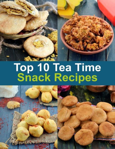 Top 10 Hot Tea Time Indian Snack Recipes, Veg | TarlaDalal.com | #233 Tea Time Snacks Indian, Indian Tea Party, Masala Milk Recipe, Tea Party Snacks, Snacks Indian, Diwali Crafts, Poetry Tea, Vegetable Stir Fry Recipe, Recipes Veg