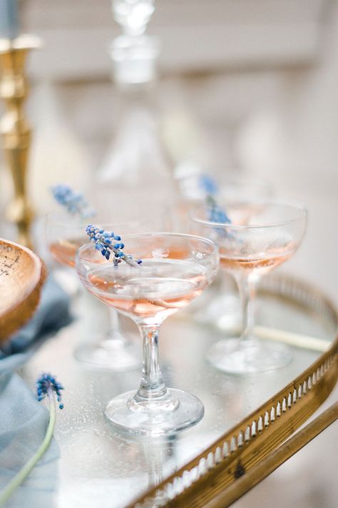 Valentines Day Dinner, Spring Wedding Inspiration, Spring Pastels, Blue Garden, Garden Party Wedding, Wedding Drink, Pastel Wedding, Bridal Shoot, Wedding Cocktails