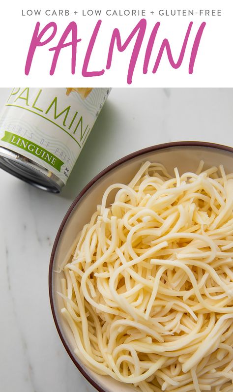 Pasta no longer is a no-no while on Whole30 or keto! Palmini is an amazing veggie-based pasta substitute that will fill the pasta-shaped hole in your heart. #pasta #whole30 #glutenfree #keto #palmini Optavia Palmini Noodles, Palmini Recipes Optavia, How To Cook Palmini Noodles, Optavia Palmini Recipes, Palmini Noodles Recipes, Palmini Recipes, Palmini Noodles, Heart Pasta, Paleo Vegetables