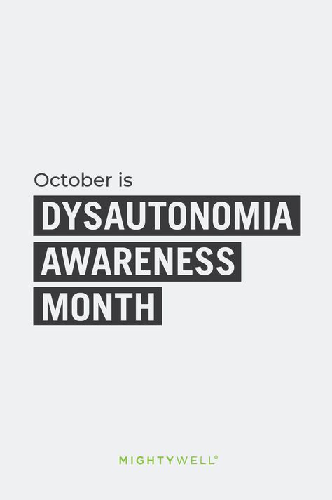 October is Dysautonomia Awareness Month! Dysautonomia Awareness Month, Pots Awareness, Dysautonomia Awareness, Dysautonomia Pots, Autonomic Nervous System, Chronic Illness, Nervous System, The North Face Logo, Retail Logos