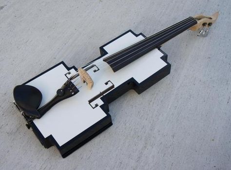 8 bit violin! Cool Violins, Violin Art, Violin Design, Instruments Art, Electric Violin, Learn Violin, Violin Lessons, Violin Music, 8 Bits