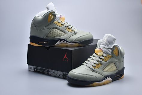 Jade Horizon 5s, Jordan 5 Jade Horizon, Reebok Pump, Nike Air Jordan 5, Jordan Shoes Retro, Custom Nike Shoes, Shoes Retro, Custom Nike, Air Jordan 5