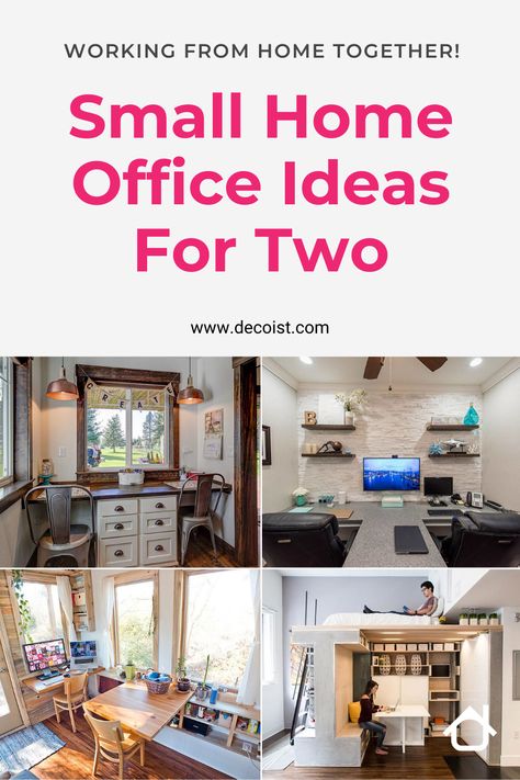 Small Home Office Ideas 2 Desk Home Office Small Spaces, 2 Desks In Home Office, Shared Desk Home Office, Shared Home Office With Husband, 2 Desk Home Office, 2 Person Office Layout, 2 Desk Office Layout Small Spaces, 2 Desk Office Layout, Home Office Ideas For Two