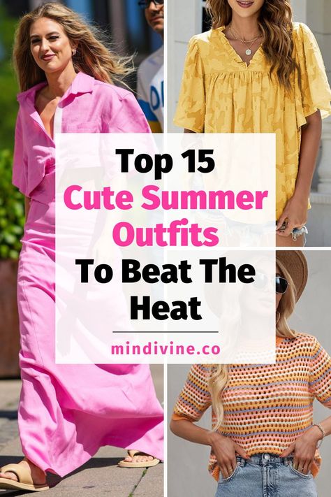 Stay stylish this season with my top 15 cute summer outfits 2024! Get inspired by these chic styles that are perfect for women who want to stay cool and fashionable. Dive into these outfit ideas and find your perfect summer look! Summer Outfits 2024 Fashion Trends Women Dress, Summer Outfits 2024, Comfortable Flip Flops, 2024 Fashion Trends, Crochet Cover Up, Fashion Guide, Blazer Set, Runway Trends, Next Clothes