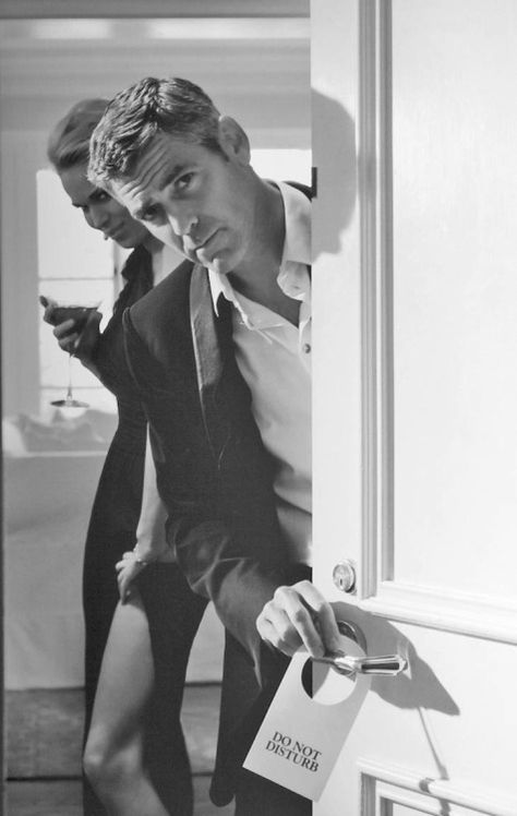 gentlemanuniverse: “Good morning ” George Clooney Style, Diana Jenkins, Oceans 11, Danny Ocean, Hall Pass, Male Style, Its A Mans World, Charming Man, George Clooney