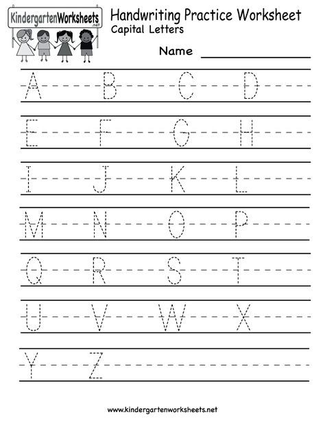 Kindergarten Handwriting Practice Worksheet Printable Penmanship Worksheets, Handwriting Worksheets For Kindergarten, Handwriting Improvement, Free Handwriting Worksheets, Handwriting Worksheet, Kindergarten Handwriting, Handwriting Worksheets For Kids, Alphabet Handwriting Practice, Alphabet Worksheets Kindergarten