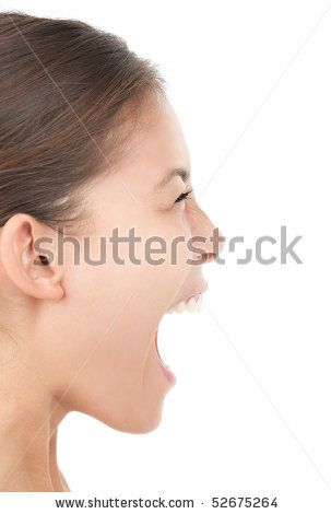 Opened Mouth, Profile View, Face Reference, Face Photo, Open Mouth, Anatomy Reference, Stock Photography, Okay Gesture, Singing