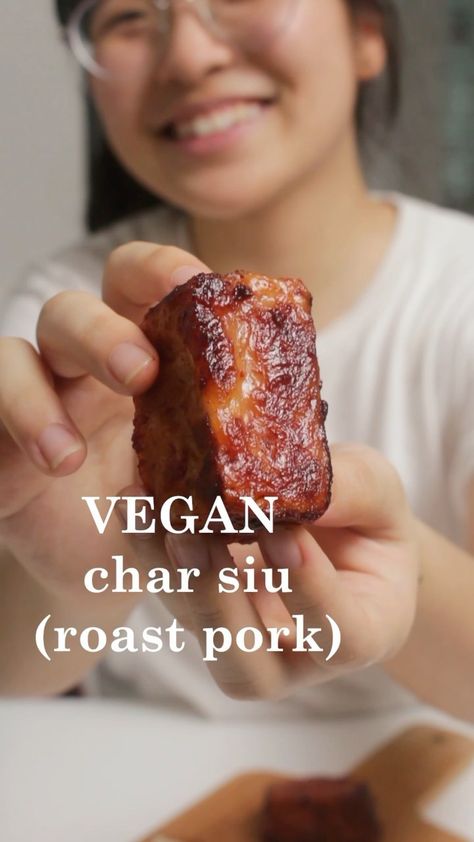 Vegan Char Siu Bao, Vegan Char Siu, Umami Sauce, Chinese Pork Recipes, Char Sui, Char Siu Bao, Siu Bao, Vegan Chinese, Chinese Bbq Pork