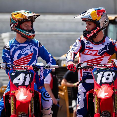 Hunter Lawrence, Brother Vs Brother, Jett Lawrence, Monster Energy Supercross, Ford Super Duty Trucks, Dirt Biking, Motorcross Bike, Honda Racing, Super Duty Trucks