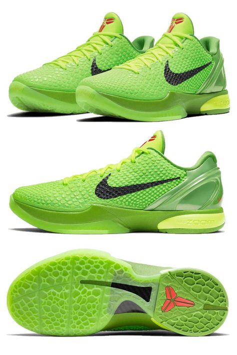 Kobe 6 Shoes, Kobe Grinch, Grinch Board, Kobe 6 Grinch, Basketball Shoes Kobe, Kobe 6 Protro, Basket Shoes, Nike Kobe Shoes, Hoop Shoes