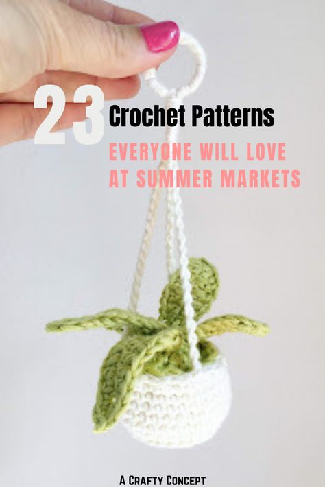 Easy Crochet Patterns To Sell, Best Crochet Projects To Sell, Crochet Items For Spring Craft Fair, Spring Market Crochet Ideas, Crochet Spring Craft Fair Ideas, Crochet Items That Sell Well Patterns, Summer Crochet Market Ideas, I Love This Cotton Crochet Patterns, Crochet Patterns 1 Skein