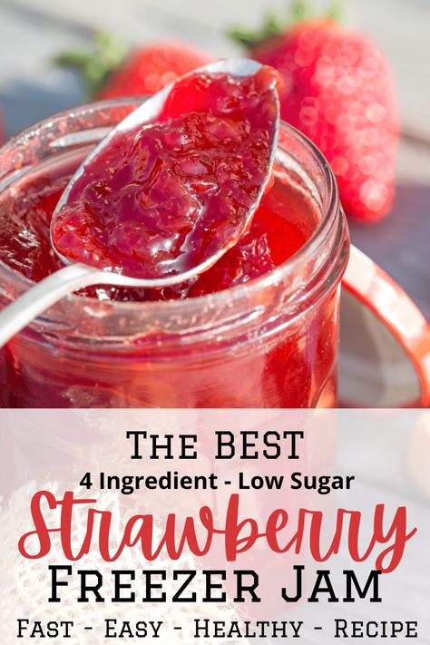 Strawberry Jelly Recipe Freezer Jam, Easy Strawberry Freezer Jam Recipe, Strawberry Freezer Jam Recipe With Certo, Freezer Jelly Strawberry, Freezer Jam Strawberry Low Sugar, Easy Freezer Jam Strawberries, How To Make Freezer Jam, Easy Strawberry Preserves, Strawberry Freezer Jam Recipe No Pectin