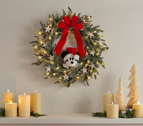 Mickey Mouse Christmas Tree, Vine And Branches, Disney Christmas Decorations, Favorite Friend, Christmas Decorations For Kids, Mickey Christmas, Mickey Mouse Christmas, Led Fairy Lights, Christmas Decorations For The Home