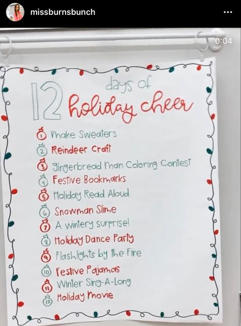 Christmas Iready Incentive Chart, Christmas In Elementary School, Christmas Ideas Classroom, Christmas Classroom Behavior Ideas, Christmas Countdown Classroom Activities, Christmas Call Backs Classroom, December Behavior Anchor Chart, Christmas Behavior Anchor Chart, Holiday Classroom Management