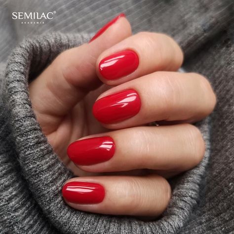 Rounded Acrylic Nails, Natural Acrylic, Red Gel Nails, Acrylic Nail Polish, Glitter Nails Acrylic, Nails Natural, Popular Nail Designs, Grunge Nails, Her Nails