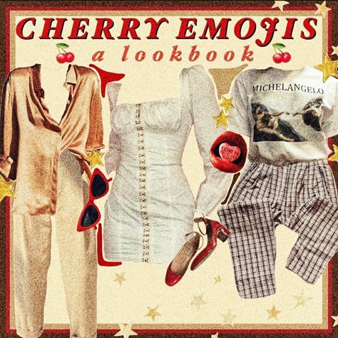 Cherry Emoji Twitter, Cherry Emoji, Emojis Aesthetic, Twitter Aesthetic, Aesthetic Clothes, Mood Boards, No Instagram, The One, Cherry