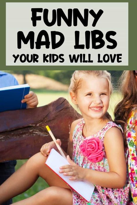 Do your kids love to laugh? Do you enjoy sharing fun activities with your kids that put a smile on their faces? If so, then you're going to love these funny Mad Libs printables. There are plenty of free printable Mad Libs for your kids to enjoy. These are the funniest Mad Libs on the internet and they're sure to make your kids laugh. Inspired by Mad Libs, grab your free fill in the blank copywork pages now and soon you'll easily be teaching kids parts of speech, language arts, and more! Free Printable Mad Libs, Kids Mad Libs, Funny Mad Libs, Brave Writer, Ad Libs, Homeschool Writing, Kids Part, Mad Libs, Classical Education