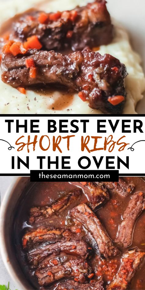 Short Rib Recipes Dutch Oven, Baked Short Ribs Recipe Ovens, Chuck Short Ribs Recipes, Pork Short Ribs Recipe Oven, Shortribs Dutchoven, Baked Short Ribs Recipe, Beef Chuck Riblets Recipe, Short Beef Ribs Recipe, Oven Short Ribs Recipe