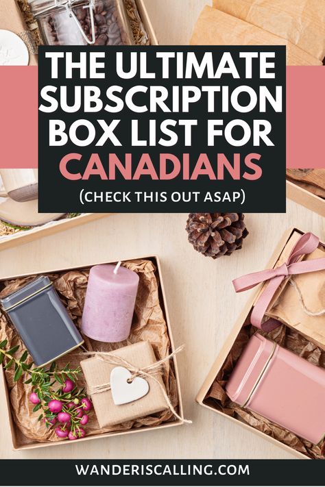 Subscription Boxes Canada, Best Subscription Boxes, Subscription Boxes, Subscription Box, Thank You Gifts, Treat Yourself, Blog Post, Bee, Gifts