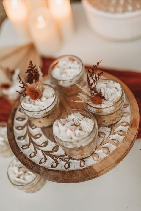 Feast your eyes on this gorgeous rustic fall boho wedding! Love the party food! See more party ideas and share yours at CatchMyParty.com Wedding Party Food, Boho Wedding Party, Fall Boho Wedding, Boho Chic Party, Bohemian Party, Rustic Party, Wedding Photo Gallery, Wedding Party Ideas, Rustic Cake