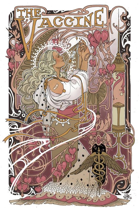 Love Mythology, Nouveau Illustration, Mucha Art, Art Nouveau Illustration, Art Nouveau Poster, Playing Cards Design, Art Apps, Illustration Ideas, World Of Art