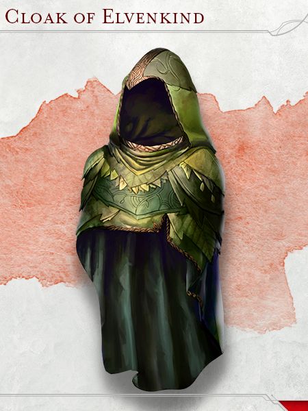 Cloak of Elvenkind Cloak Of Elvenkind, Magic Clothes, Helmet Armor, Fantasy Shop, Armor Clothing, Warrior Outfit, D D Items, Heroic Fantasy, Dungeons And Dragons Game