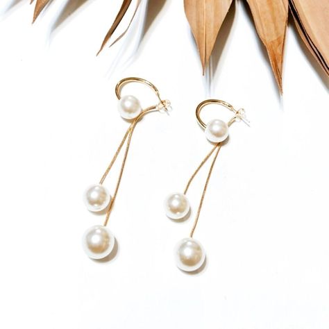 Pearl Drop Hoop Earrings In Gold Tone Hardware New (Boutique Packaging) **Let Me Know If You Like To Bundle With Another Listing! **I Always Accept Reasonable Offers Cute Earrings Cute Jewelry Dainty Jewelry Summer Vacation Cute Outfits Trendy Jewelry Formal Jewelry Wedding Earrings Lovers Gift Holiday Gift Gift For Her Tags : Anthro Anthropologie Free People We The Free Zara Zara Jewelry Lili Pulitzer Kendra Scott 8 Other Reasons Dolls Kill Lili Clasps For Love And Lemons Ettika Shashi Natalie Jewelry Formal, Anthropologie Jewelry Earrings, Gold Diamond Hoop Earrings, Formal Jewelry, Drop Hoop Earrings, Zara Jewelry, Vintage Style Earrings, Jewelry Summer, Jewelry Dainty