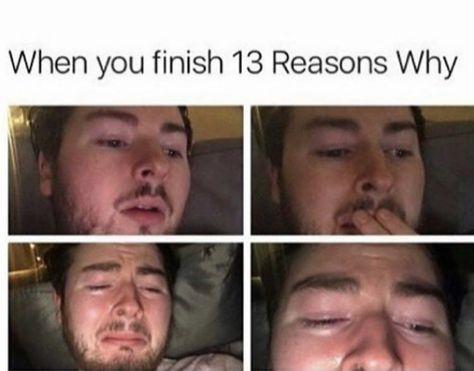 Literally me and I'm rewatching 13 reasons why for the second time because I need to cry. 13 reasons why meme 13 Reasons Why Drawings, 13 Reasons Why Pfp, 13 Reasons Why Minimalist Poster, 13 Reasons Why Book, 13 Reason Why, 13 Reasons Why Quotations, 13 Reasons Why Memes Funny, Why Meme, 13 Reasons Why Behind The Scenes