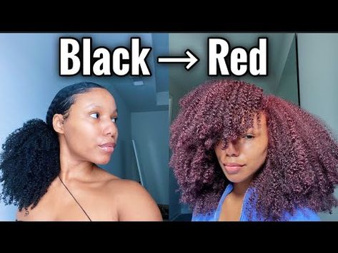 Red Dye On Black Hair No Bleach, Bleach Hair Color, Grow Black Hair, Natural Hair Problems, 3c Natural Hair, Natural Hair Regimen, Wash N Go, Hair Regimen, Hairstyles Over 50