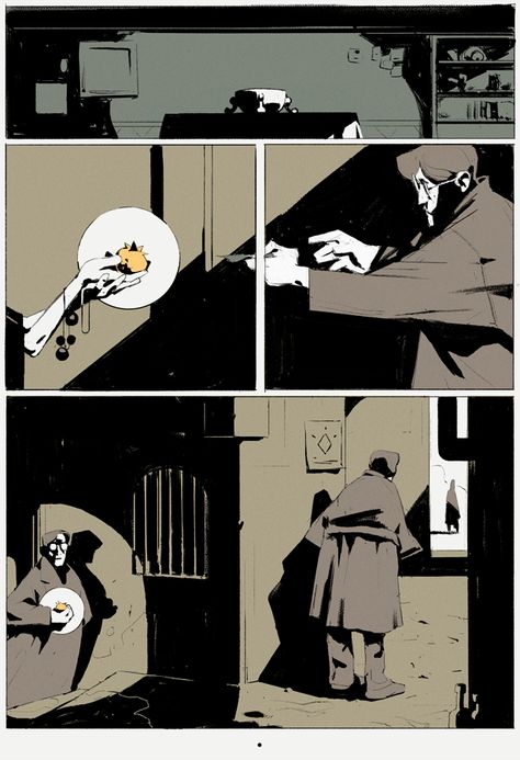 Bd Design, Mike Mignola Art, Graphic Novel Illustration, Comic Book Layout, Storyboard Illustration, Mike Mignola, Comic Book Art Style, Comic Layout, Graphic Novel Art