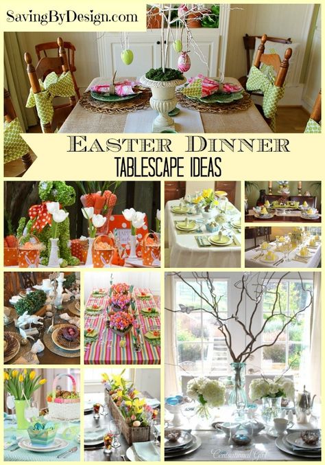 Easter Dinner Tablescape, Easter Table Ideas, Easter Centerpieces Diy, Easter Dinner Table, Spring Table Decor, Easter Table Settings, Tablescape Ideas, Easter Tablescapes, Spring Tablescapes