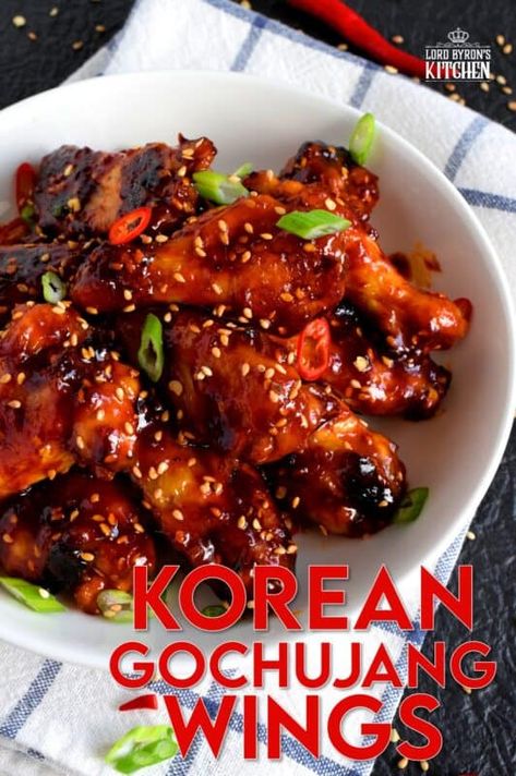 Baked Korean Chicken Wings, Gochujang Bbq Sauce, Korean Wing Sauce, Korean Wings Recipe, Gochujang Wings, Korean Chicken Wings Recipe, Korean Gochujang Chicken, Gochujang Chicken Wings, Korean Bbq Wings