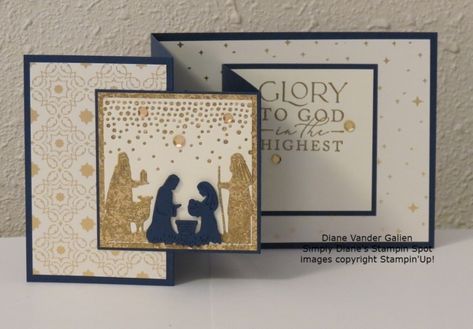 O Night Divine Stampin Up Cards, Stampin Up Nativity Christmas Cards, Stampin Up Night Divine Cards 2023, Night Devine Stampin Up Cards, Stampin Up Night Divine Cards, Stampin Up Night Divine, O Holy Night Stampin Up Cards, Night Divine Stampin Up Cards, Christmas Spiritual