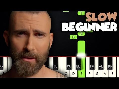 Memories - Maroon 5 | SLOW BEGINNER PIANO TUTORIAL + SHEET MUSIC by Betacustic - YouTube Viola Music, Piano Notes Songs, Beginner Piano, Online Music Lessons, Piano Notes, Piano Songs, Piano Tutorial, Maroon 5, Music Lessons