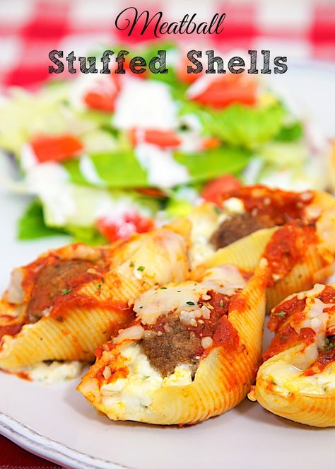 Pasta Shells Stuffed, Shells Stuffed, Pasta Casserole Recipes, Stuffed Shells Ricotta, Shells Recipe, Filled Pasta, Recipe Beef, Pasta Shells, Chicken Stuffed