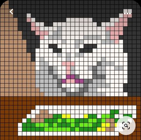 Perler Bead Memes, Meme Perler Beads, Funny Perler Bead Patterns, Harry Potter Perler Beads, Drunk Cat, Perler Designs, Pixel Characters, Perler Ideas, Beads Patterns