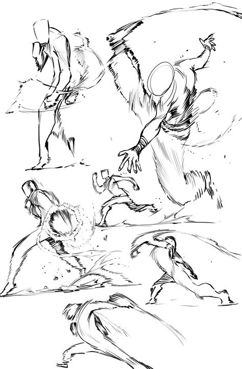 Dodging Reference Drawing, Male Hip Reference, How To Draw Action Scenes, Dynamic Combat Poses Reference, Working Out Reference Pose, Effects Drawing Reference, Dynamic Manga Poses, Anime Kicking Pose, Fast Movement Drawing