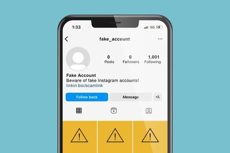 It’s not always easy to identify fake Instagram accounts, but these expert tips will help protect you from scammers The post How to Spot a Fake Instagram Account appeared first on Reader's Digest. Fake Instagram Account, Fake Profile, Fake Account, Back Message, Internet Safety, Reverse Image Search, Send Money, Shopping Websites, Profile Photo