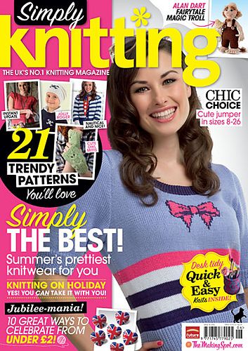 Ravelry: Simply Knitting 94, June 2012 Simply Knitting Magazine, Alan Dart, Summer Knitwear, Cute Jumpers, Simply Knitting, Simply Crochet, Diy Magazine, Crochet Magazine, Knitting Magazine