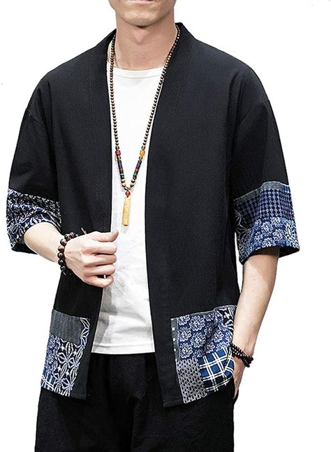 Mode Batik, Men's Kimono, Gilet Kimono, Male Kimono, Mode Kimono, Trendy Shirt Designs, Batik Fashion, Cool Outfits For Men, Men Fashion Casual Outfits