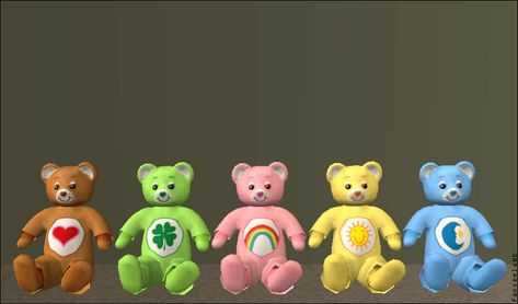 Mod The Sims - 5 Care Bears Sims 4 Beds, Sims Furniture, Cc Packs, The Sims 4 Lots, Cc Folder, Ts2 Cc, Sims 4 Clutter, Sims 5, Casas The Sims 4