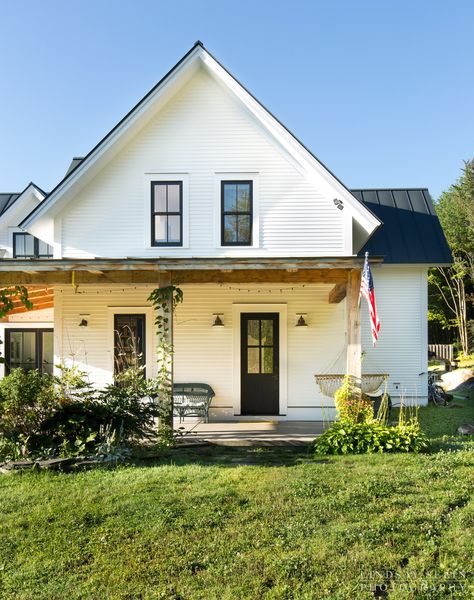 Photo 1 of 22 in Contemporary Vermont Farmhouse by Lindsay Selin Photography - Dwell Vermont Farmhouse, Exterior Farmhouse, Scandinavian Farmhouse, Modern Farmhouse Dining Room, Homestead House, Scandinavian Furniture Design, Modern Farmhouse Dining, Doll House Plans, Contemporary Farmhouse