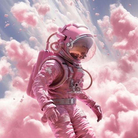 Shop Shop the Vibe....... Urban, Unique Creations!! by ToriBlazeCreations located in Denver, Colorado. Pink Astronaut Aesthetic, Pink Space Aesthetic, Hd Pink Wallpapers, Mystic Girls, Bubblegum Pop, Astronaut Wallpaper, Space Universe, Astronaut Art, Space Illustration