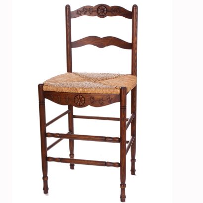 Brown Provence - French Market Collection French Country Chairs, Bar Height Chairs, Rustic French Country, Ladder Back Chairs, French Collection, Counter Height Chairs, French Market, Outdoor Stools, French Country House