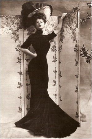 S-shaped silhouette of early 1900s Camille Clifford, 1900s Fashion, 1910s Fashion, Look Retro, Gibson Girl, Old Fashion, Edwardian Era, Edwardian Fashion, Historical Costume