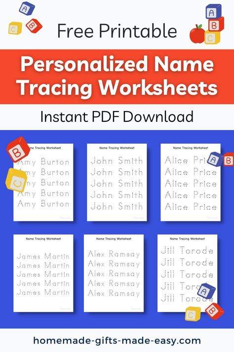 Help your child learn to write their name with our name tracing worksheet generator! Quick and user-friendly, create custom worksheets to improve handwriting, muscle strength, and letter formation. Download and print your personalized worksheets now! To Improve Handwriting, Free Educational Printables, Name Tracing Worksheets, Free Homeschool Printables, Teacher Appreciation Printables, Name Tracing, Improve Handwriting, Teacher Appreciation Cards, Writing Lines