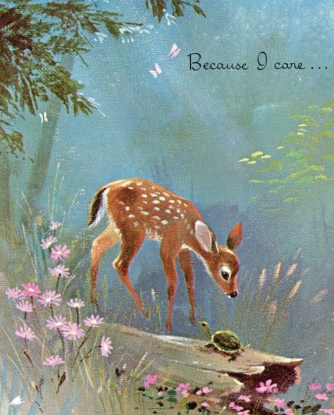 Cartoon Deer Painting, Lose Someone, Deer Cartoon, Deer Wallpaper, Deer Illustration, Storybook Art, Deer Art, Vintage Deer, Fairytale Art