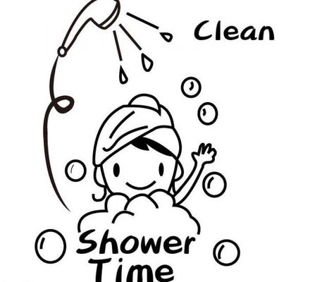 haha,it's time to take a shower right now,.... #Bathroom Wallpaper Shower, Mural Diy, Monster Wall, Toilet Decoration, Bathroom Wall Stickers, Pattern Bathroom, Wall Toilet, Top Perfumes, Time Cartoon